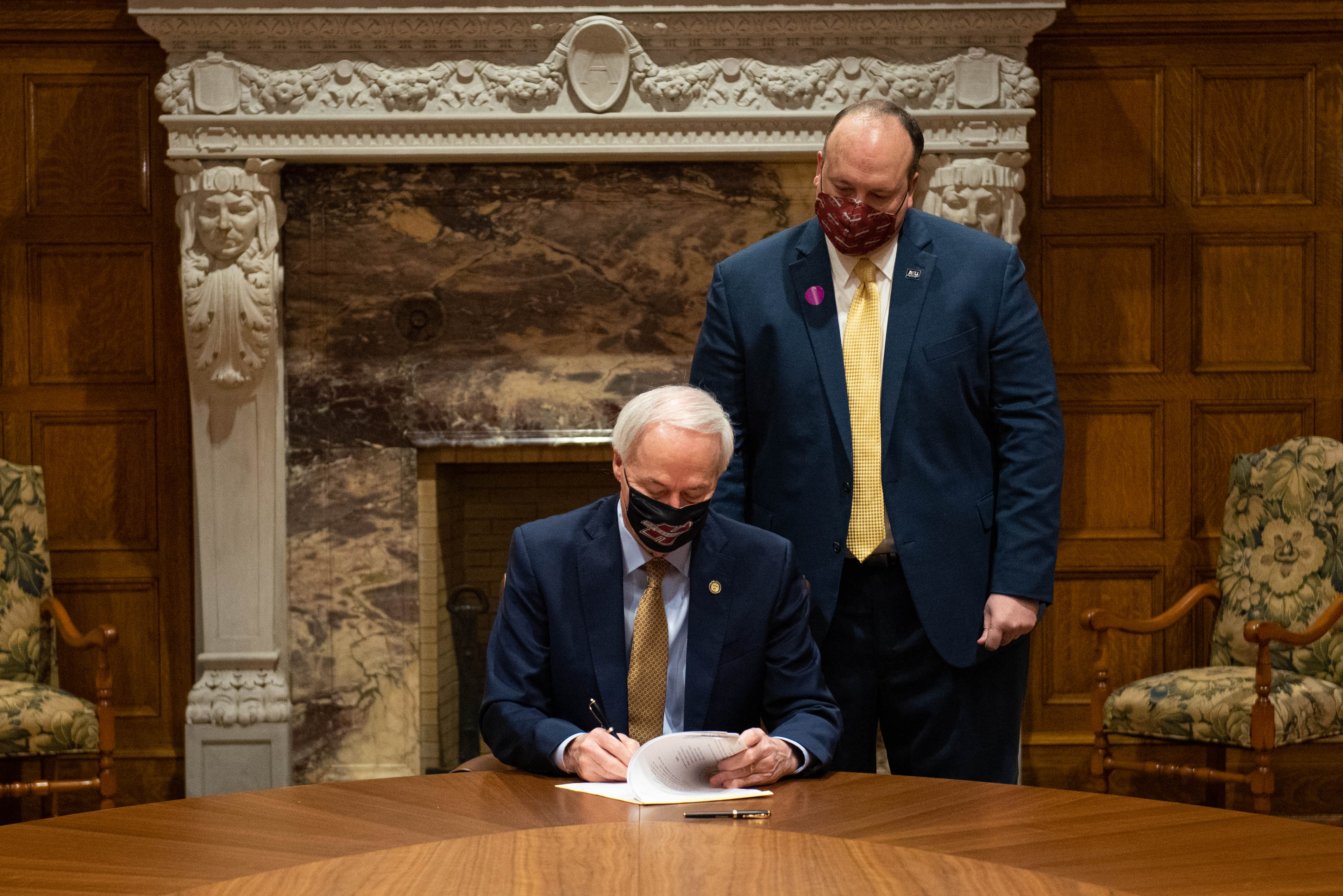 Welch Observes Governor Signing Henderson Bill